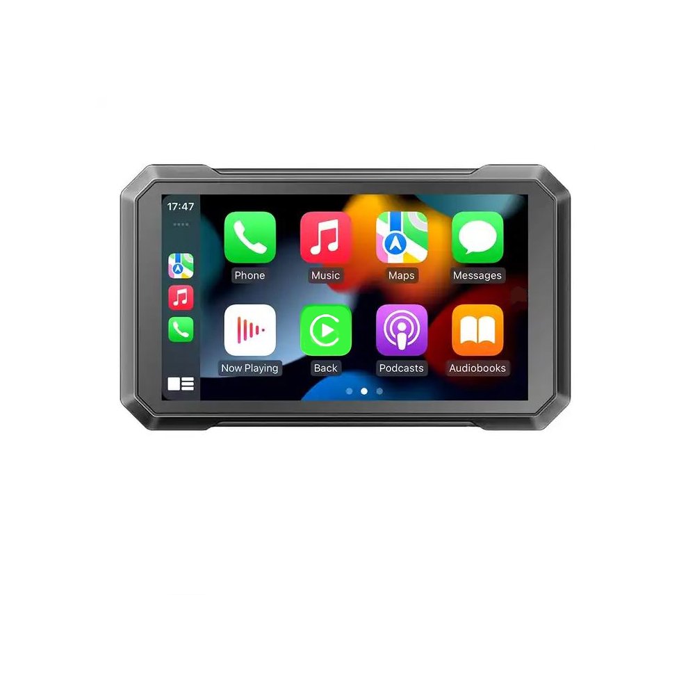 Motorcycle Touchscreen 7" Navigation GPS Wireless Apple CarPlay & Android Auto