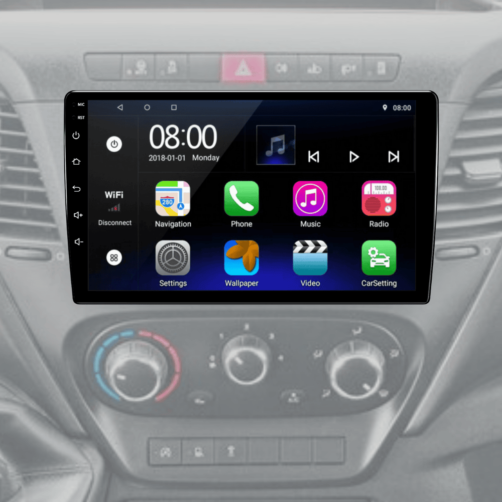 Iveco Daily Head unit with android operating system and touchscreen function.