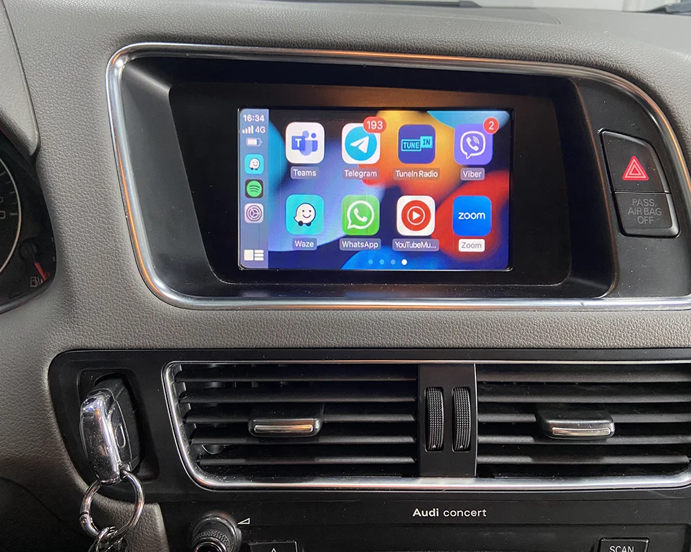 Audi Concert Symphony A4 A5 Q5 Apple CarPlay Android Auto integration for Original Screen 2008 - 2016