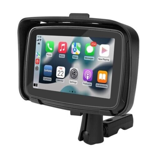 Motorcycle Touchscreen 5" Navigation GPS Wireless Apple CarPlay & Android Auto