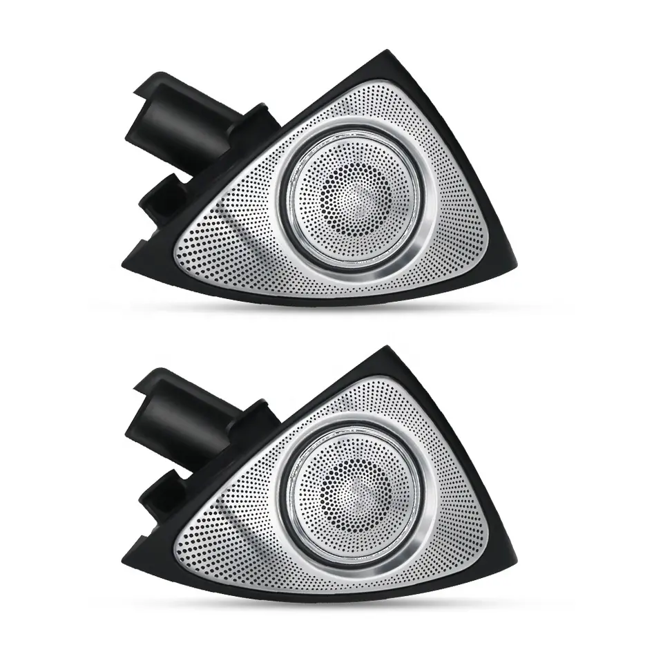 Mercedes Benz E Class W213 Burmester Style 3D Rotating LED Ambient Light Tweeter Speakers 2017-2022
