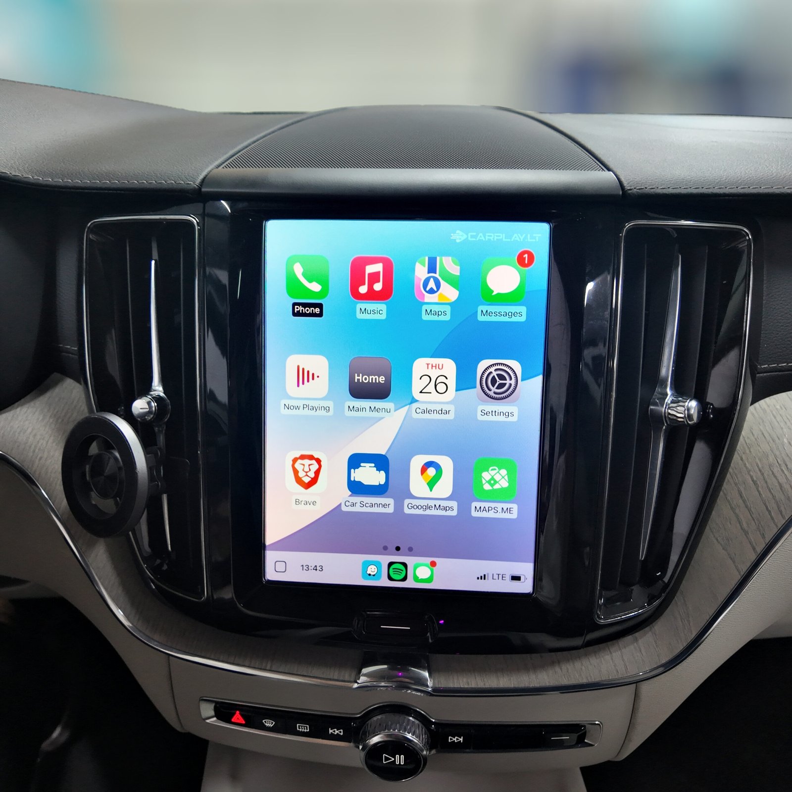 Volvo Apple Carplay Android Auto Integration for 9" Screen