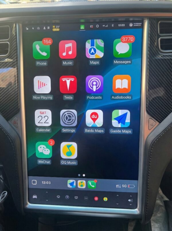 Tesla Model S / X Carplay Android Auto Integration 2014-2020