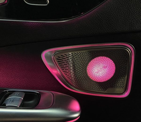 LED-midrange-speaker-cover-in-action-W206